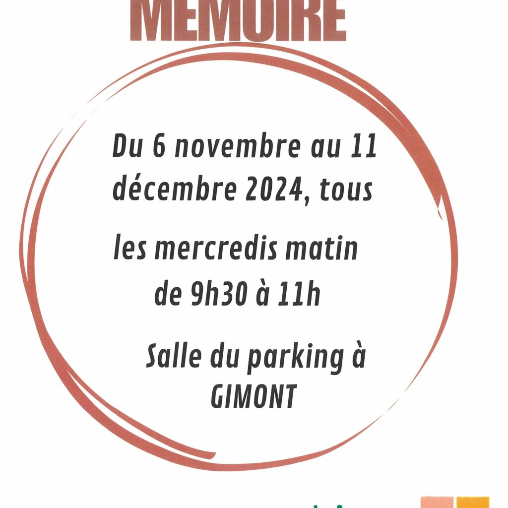 CIAS – atelier mémoire